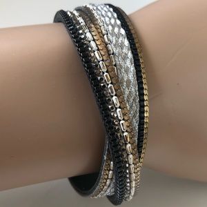 👛 (ANY 2/$20) HANDMADE Magnetic Wrap Bracelet with Faux Leather Backing